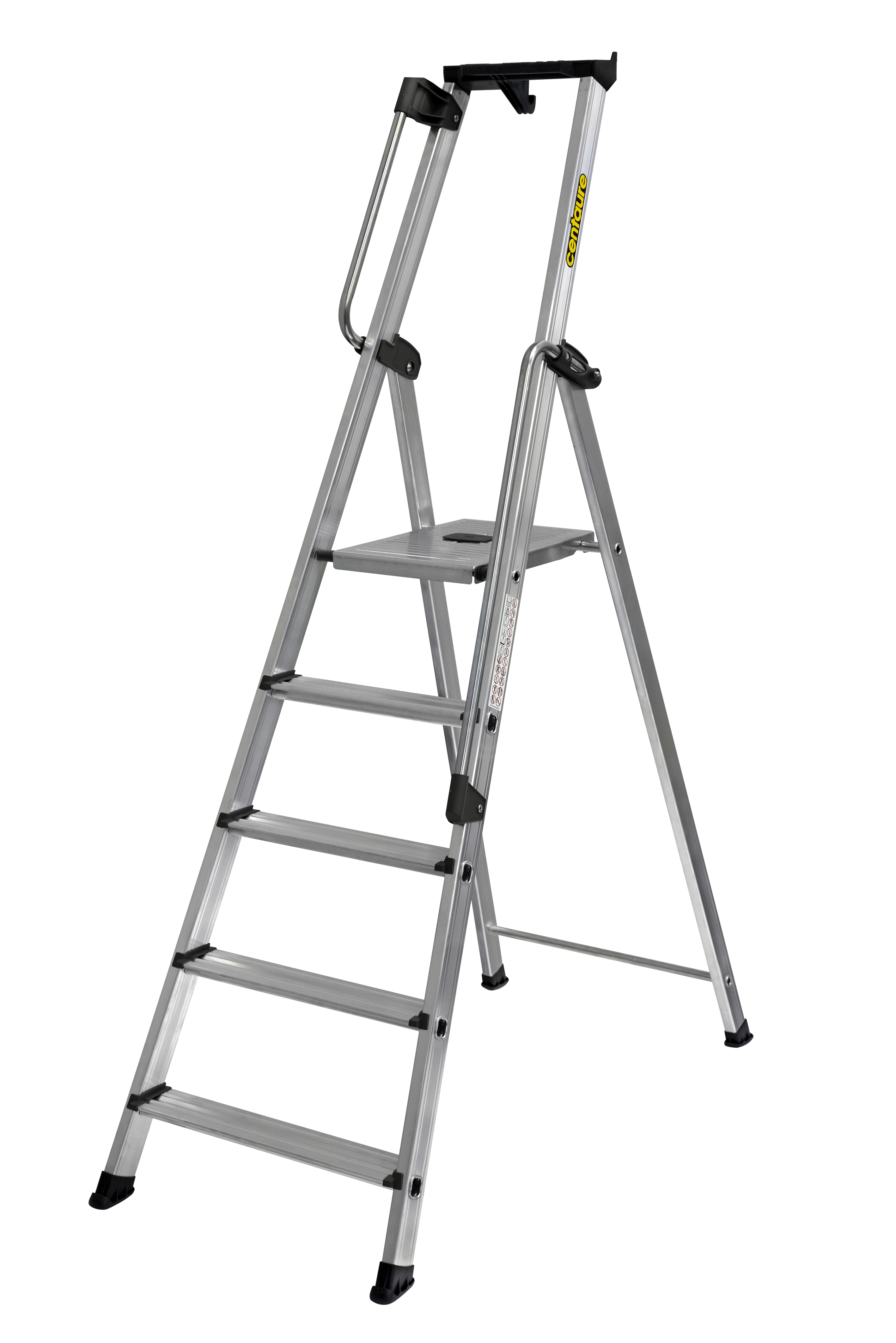 ESCABEAU ALUMINIUM PRO X-STEP 5 MARCHES - NOUVEAU - CENTAURE 275205